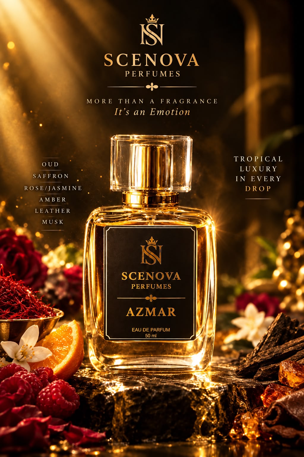 Azmar perfume bottle
